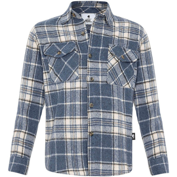 Moxx Paris Košeľa modrosivá / čierna / biela ako vlna 63168049