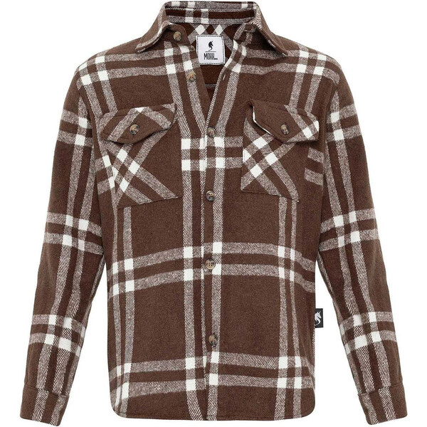 Moxx Paris Košeľa čokoládová / biela 63168064