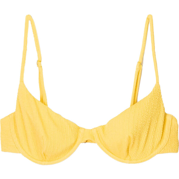 Bershka Bikinový top žltá 63169287