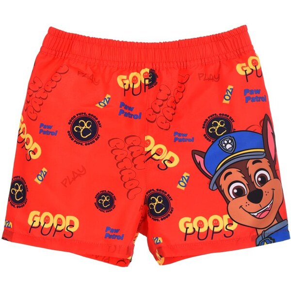 Červené chlapčenské plavky Chase Paw Patrol 65151781
