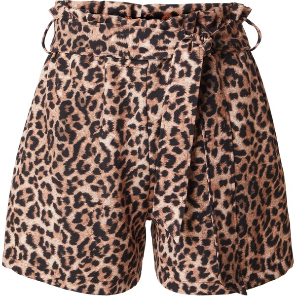 ABOUT YOU Nohavice Leona béžová / hnedá / čierna 63211766