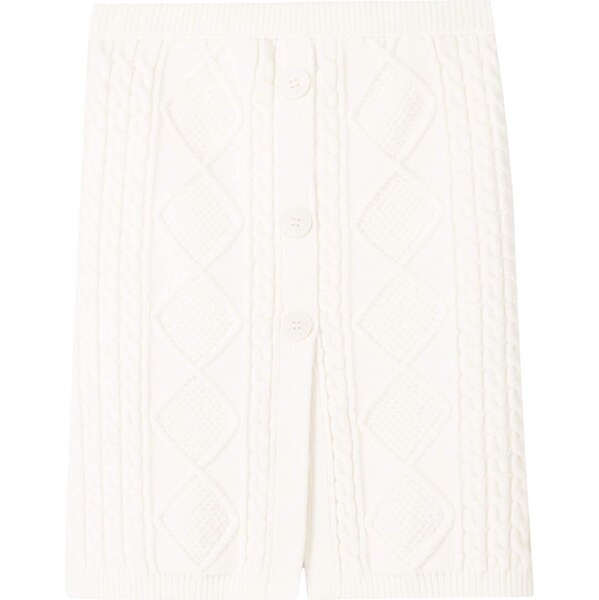 Bershka Vyšívaný top biela 63211585