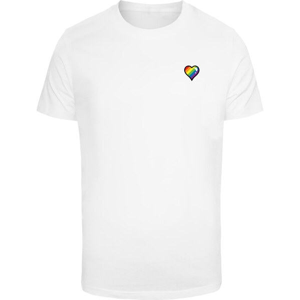 Mister Tee Tričko Glossy Heart Pride žltá / fialová / ohnivo červená / 65873447