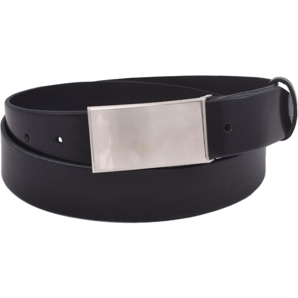 Mercucio Pánsky kožený opasok 754-35-07 čierny pracka Dalimil 64508256