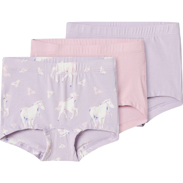 NAME IT Nohavičky slivková / svetlofialová / levanduľová / biela 55132514