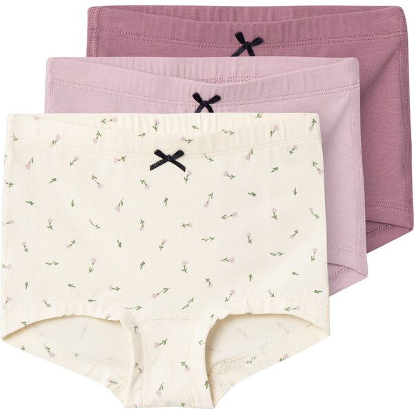 NAME IT Nohavičky krémová / fialová / tmavofialová 44923855