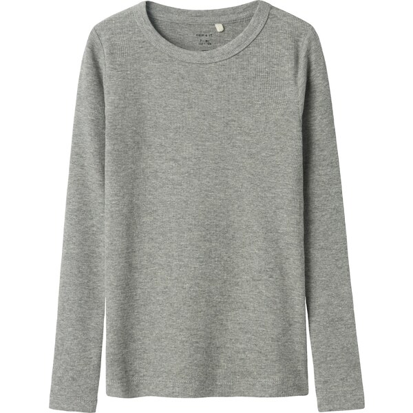 NAME IT Tričko NKFNakal sivá melírovaná 54316105