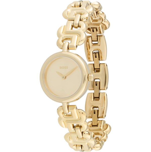 BOSS Analógové hodinky DOUBLE B DRESSY zlatá / strieborná 63199693