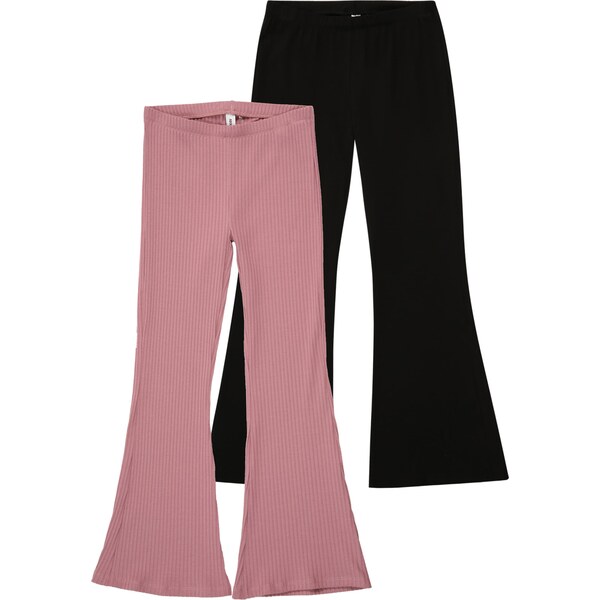 ABOUT YOU Nohavice Fina ružová / čierna 63199691