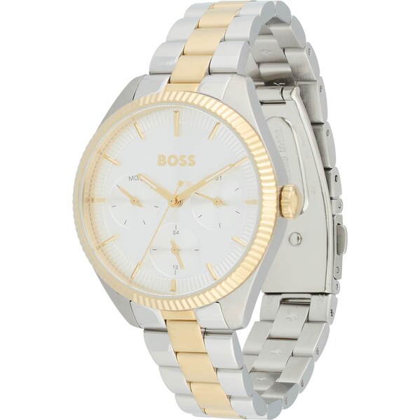 BOSS Analógové hodinky SAGE zlatá / strieborná 63199708