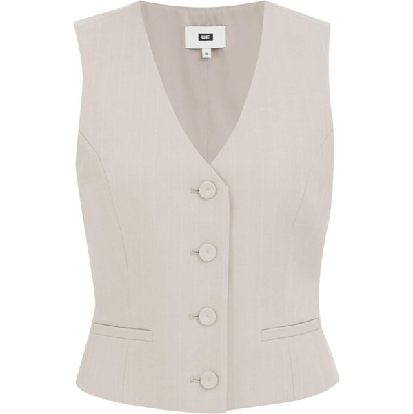 WE Fashion Vesta k obleku krémová / nebielená 63199849