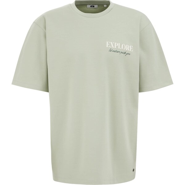 WE Fashion Tričko mätová / čierna / biela 63199895