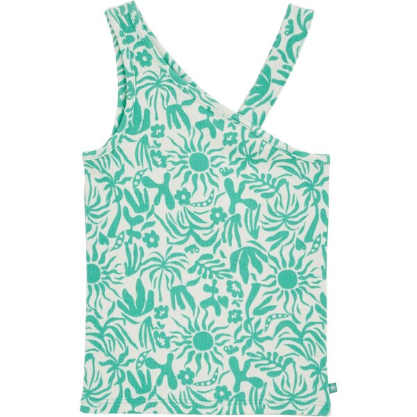 WE Fashion Top zelená / biela 63199907