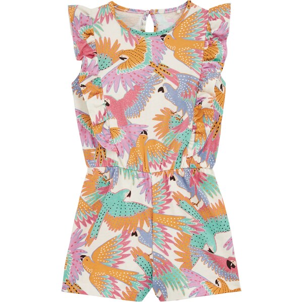 WE Fashion Overal oranžová / ružová / čierna / biela 63199914