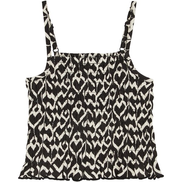 WE Fashion Top čierna / biela 63200009