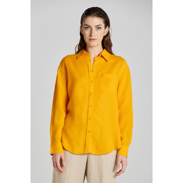 KOŠEĽA GANT REL LINEN SHIRT MEDAL YELLOW 51108366