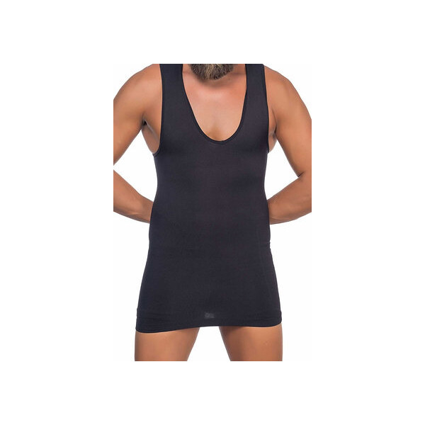 LORANE Pánske sťahovacie tielko - výstrih do V Farba: Čierna, Veľkosť: 63207891