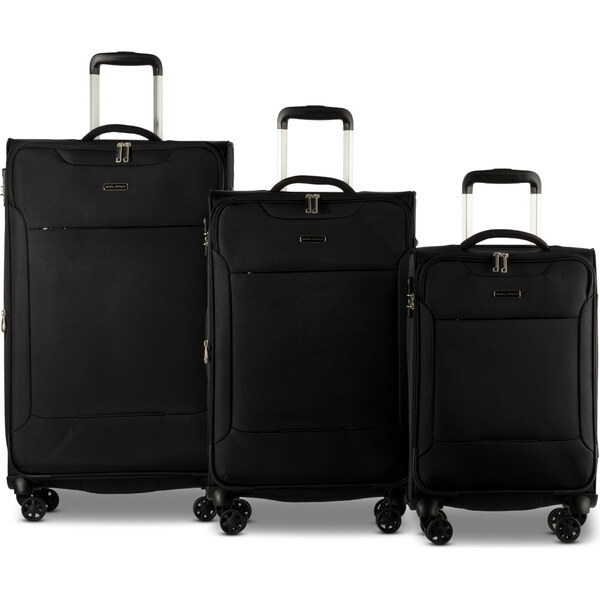 Worldpack Victoria 4w Sada 3 kufrů - čierna 64414605