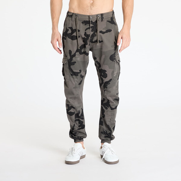 Kalhoty Urban Classics Camo Cargo Jogging Pants Camo Grey XL 54984711