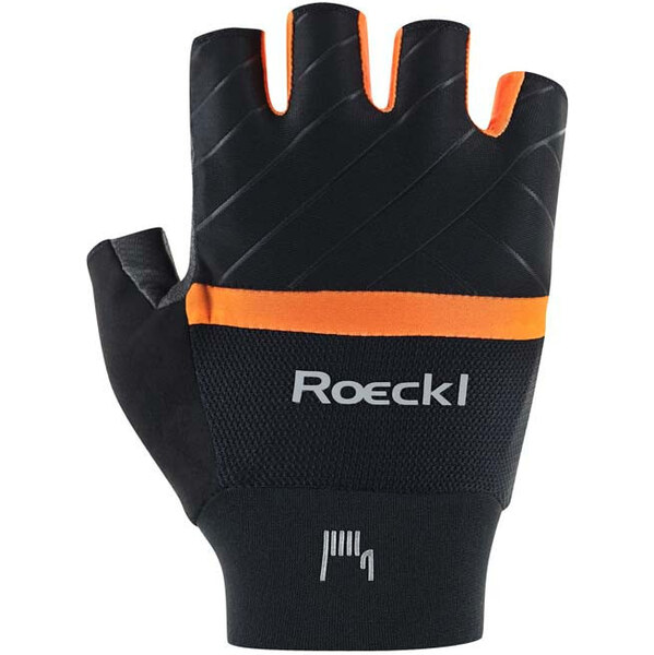 Rukavice Roeckl Bonau 2, unisex, čierno-ornažové (black/orange) 63210330
