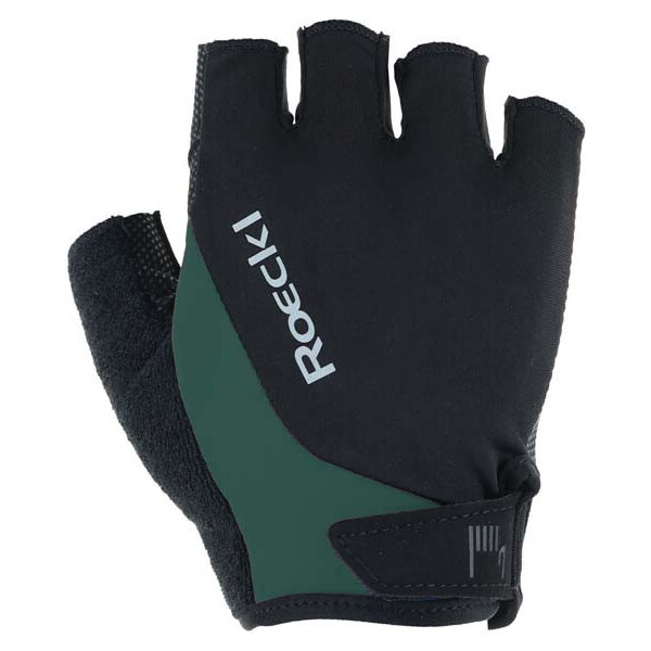 Roeckl cyklistické rukavice Basel 2, čierno-zelené (black/duck green) 63210333