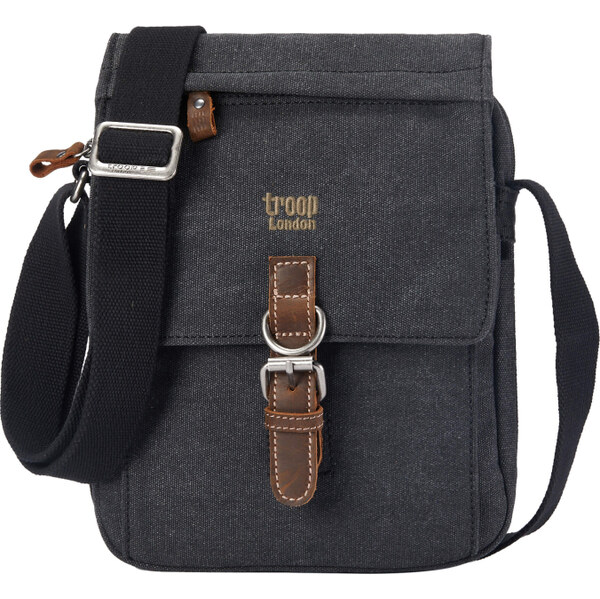 Troop London Značková taška cez rameno čierna (GT542) 63210545