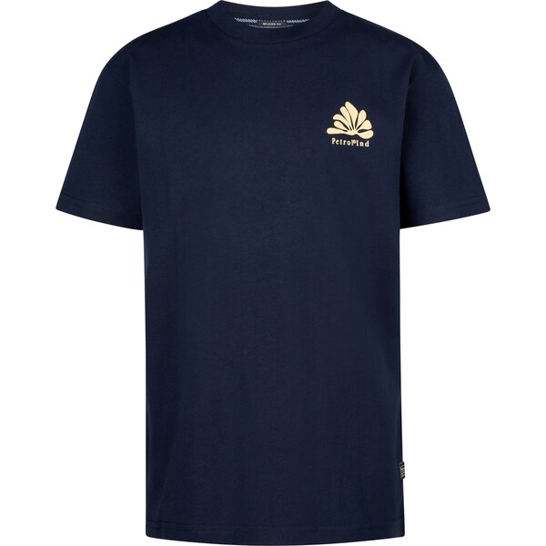 Petrol Industries Tričko Schooner modrá / žltá 63219627