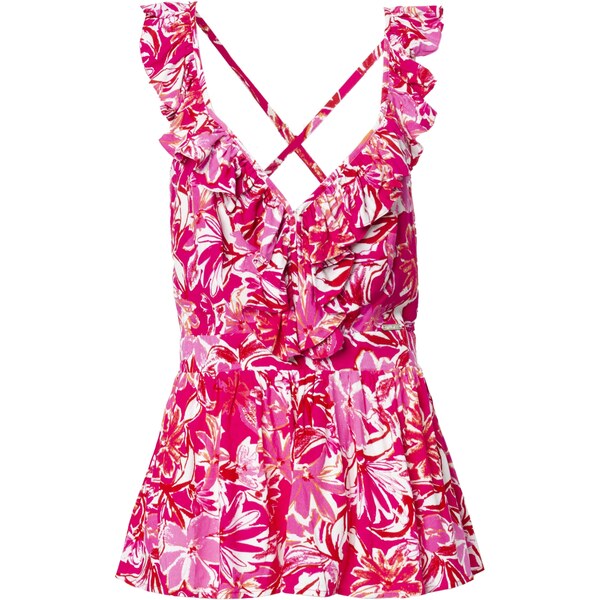 Influencer Top ružová / purpurová / biela 63219928