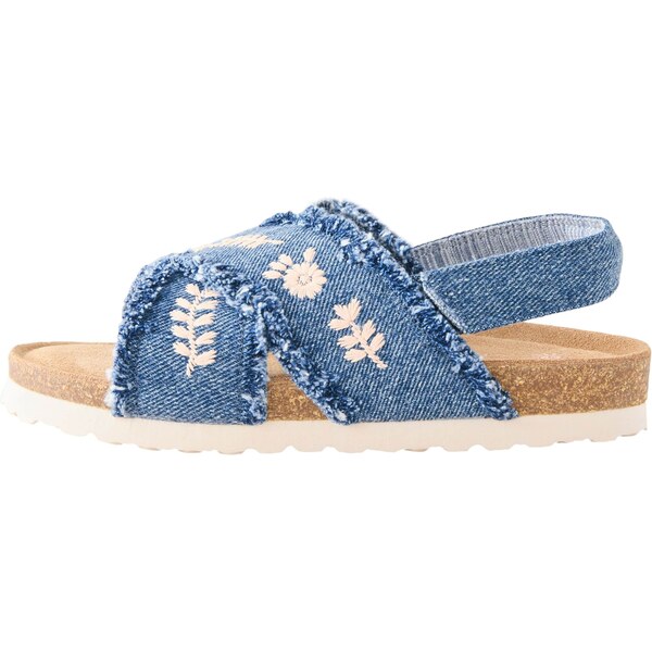 Next Sandále béžová / modrá denim 63220431