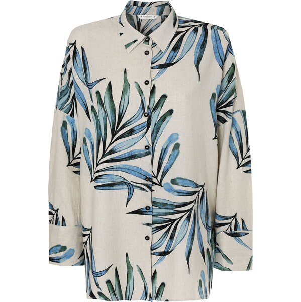 TATUUM Blúzka SISI béžová / svetlomodrá / čierna 63220596