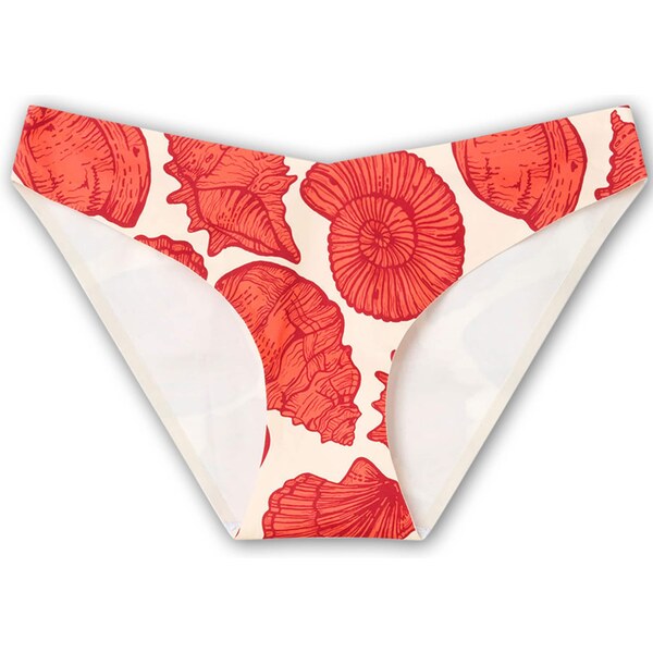 Gisela Bikinové nohavičky koralová / šedobiela 63220657