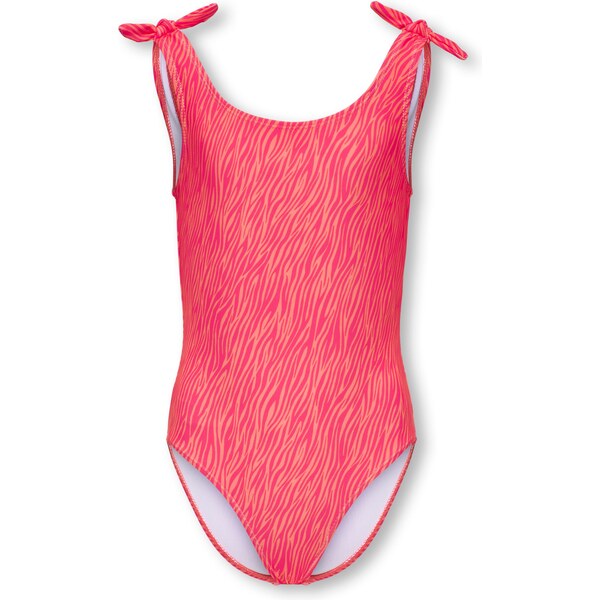 ONLY GIRLS Jednodielne plavky KOGBEACH mandarínková / svetločervená 63221040