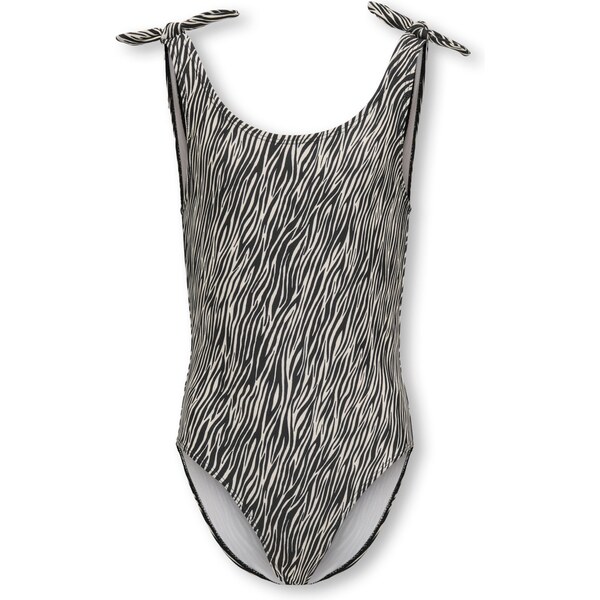 ONLY GIRLS Jednodielne plavky KOGBeach čierna / biela 63221071