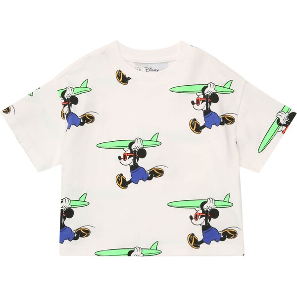 GAP Tričko DIS MICKEY modrá / svetlozelená / čierna / šedobiela 63221143