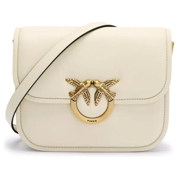 Pinko Kožená kabelka na rameno LOVE BOX 63213698