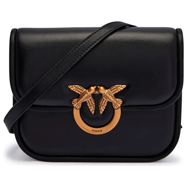 Pinko Kožená kabelka na rameno LOVE BOX 63213699