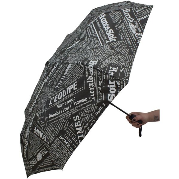 JOHN-C Čierny dáždnik LISA 63226070