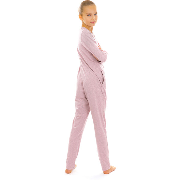 Dendy Dievčenský overal pyžamový dlhý Pink Veľkosť: 128 63228686