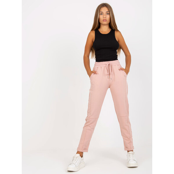 RELEVANCE Svetloružové tepláky RV-DR-7517.22-light pink 57950651