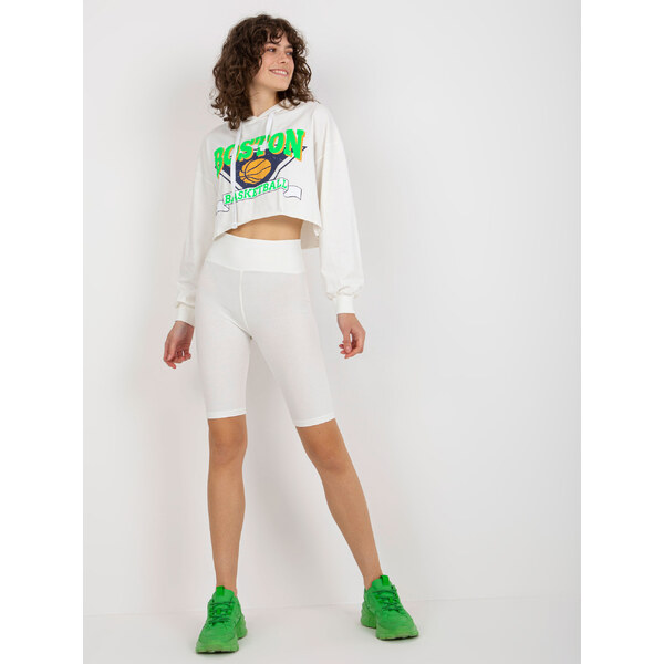 BASIC Smotanová dámska športová súprava kraťasov a mikiny EM-KMPL-732 39242656