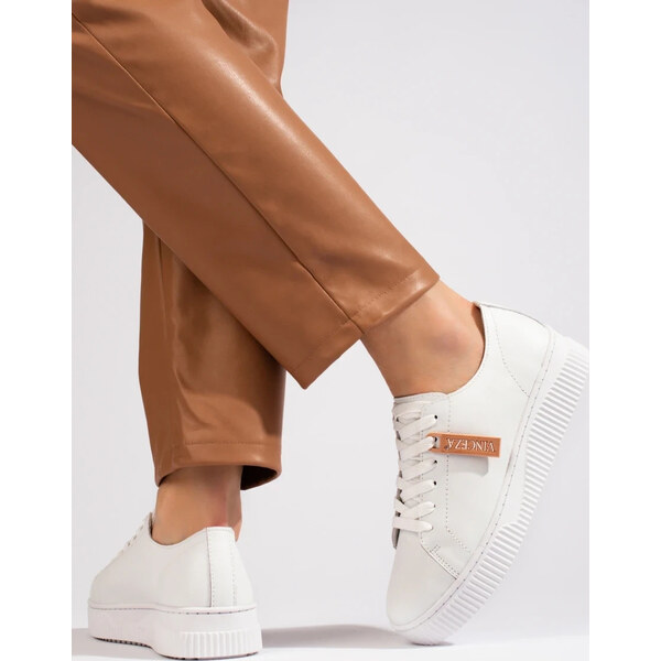 BASIC Klasické biele tenisky Vinceza 23-87905W 41024389