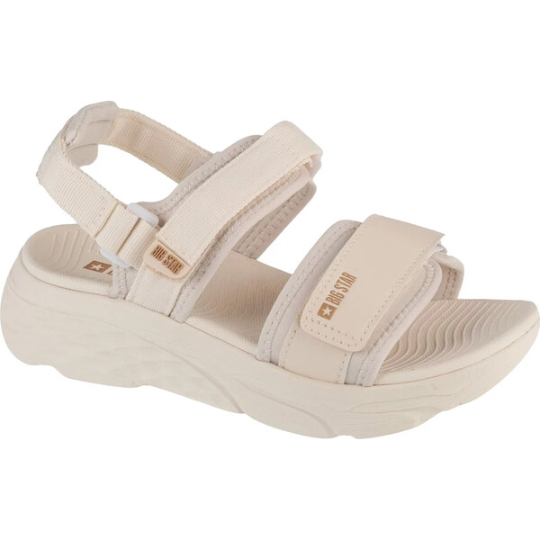 Smotanové dámske športové sandále Big Star Sandals RR274A076 63233081