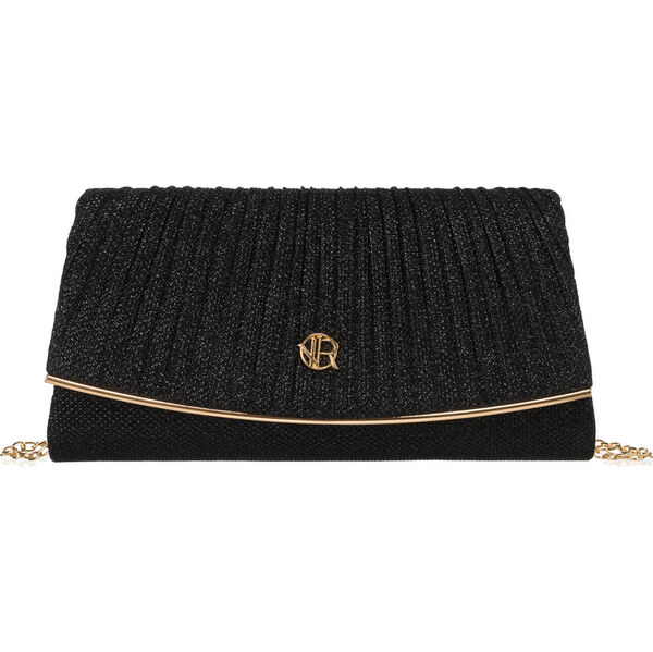 Rovicky Čierna lesklá dámska listová kabelka R-XS027 63233240