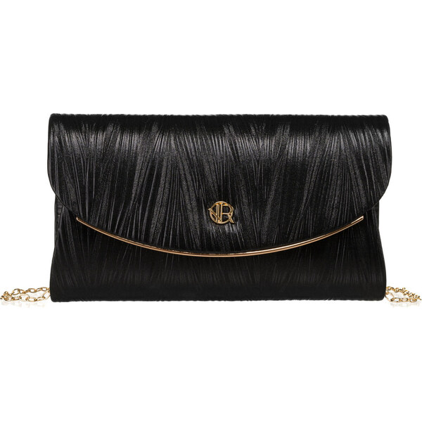 Rovicky Čierna dámska listová kabelka s unikátnou textúrou R-XS025 63233241