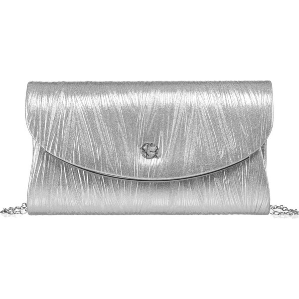 Rovicky Strieborná dámska listová kabelka s unikátnou textúrou R-XS025 63233242