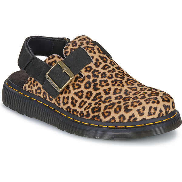 Dr. Martens Nazuvky Jorge II Mule Light Tan+Black Leopard Dr. Martens 64104818