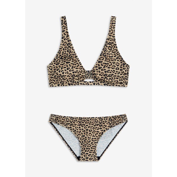 bonprix Bikiny bustier (2-dielne), farba hnedá 63234340