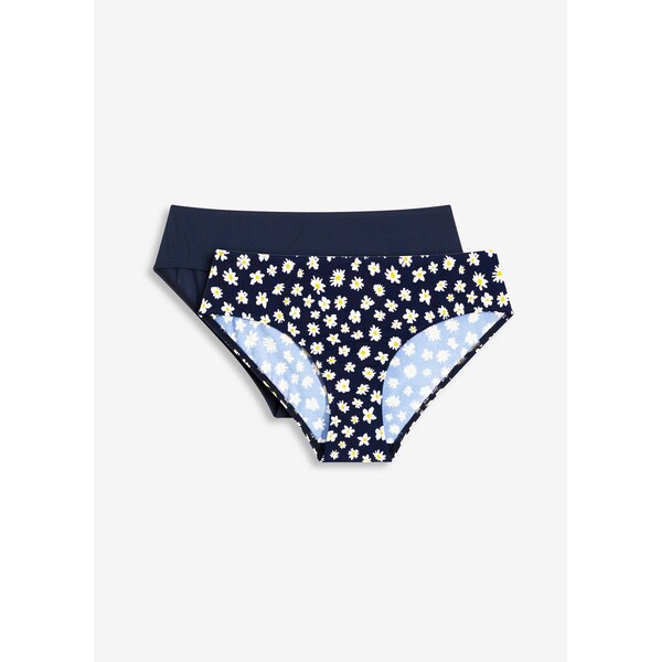 bonprix Bikinové nohavičky (2 ks), farba modrá 63234356