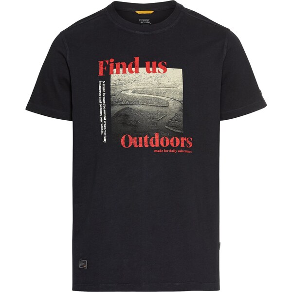 CAMEL ACTIVE Tričko tmavomodrá / tmavosivá / červená / biela 63240197