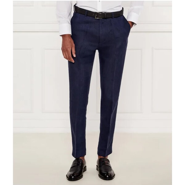 Oscar Jacobson Ľanové nohavice Denz | Slim Fit 62371528